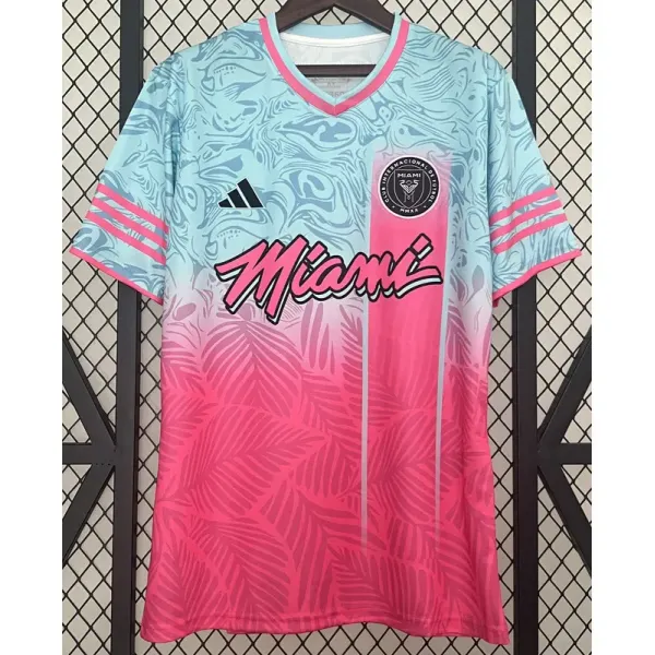 MAILLOT Inter Miami 2025 - Bleu / Rose - Nouveau