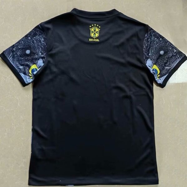 MAILLOT BRESIL 2024 / 2025 ENTRAINEMENT - NOUVEAU - NOIR – Image 2