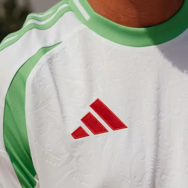 Maillot Algerie 2025 Blanc - Domicile - Adidas - Nouveau – Image 3