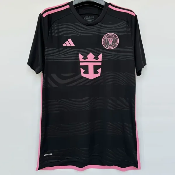 Maillot Inter Miami Extérieur 2024/2025 - Noir/Rose - Adidas