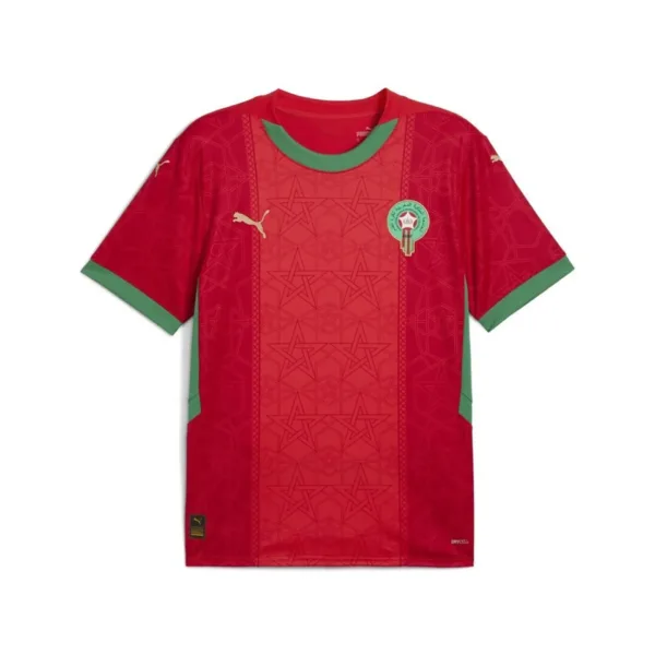 maillot maroc 2025 / 2026 rouge puma nouveau