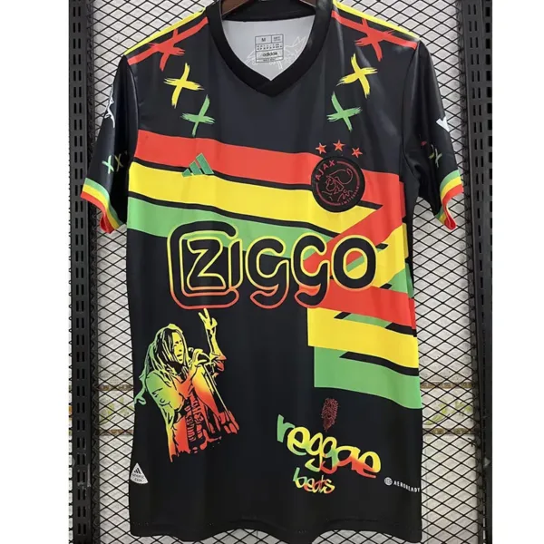 maillot ajax amsterdam bob marley 2024/25 edition spéciale