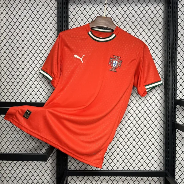 maillot portugal 2025/2026 domicile rouge puma