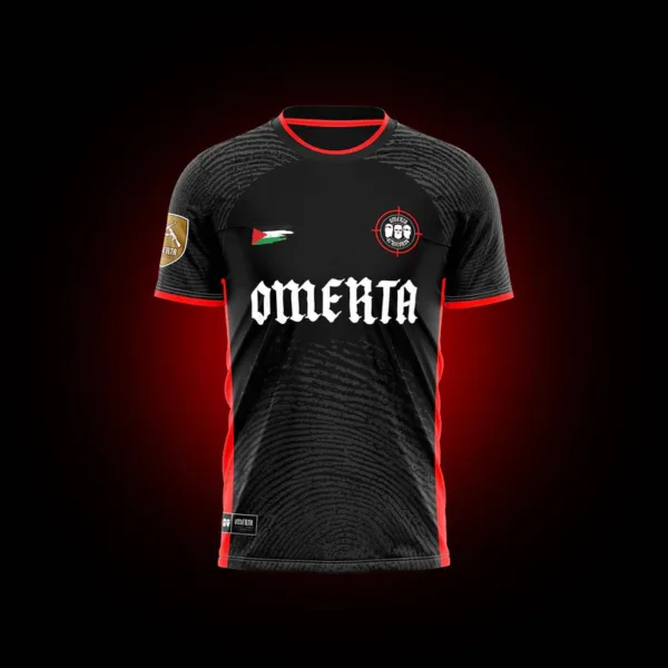 maillot omerta 47 black & red
