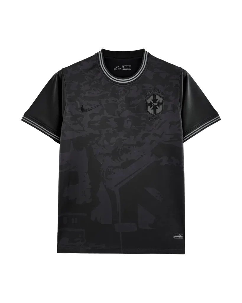 maillot brésil 2025/2026 full black nike