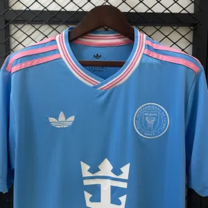 maillot inter miami 2025 2026 bleu/rose adidas nouveau