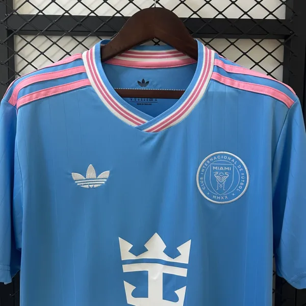 maillot inter miami 2025 2026 bleu/rose adidas nouveau