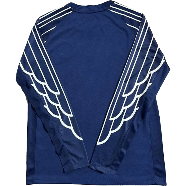 maillot psg 2025 fourth manche longue bleu