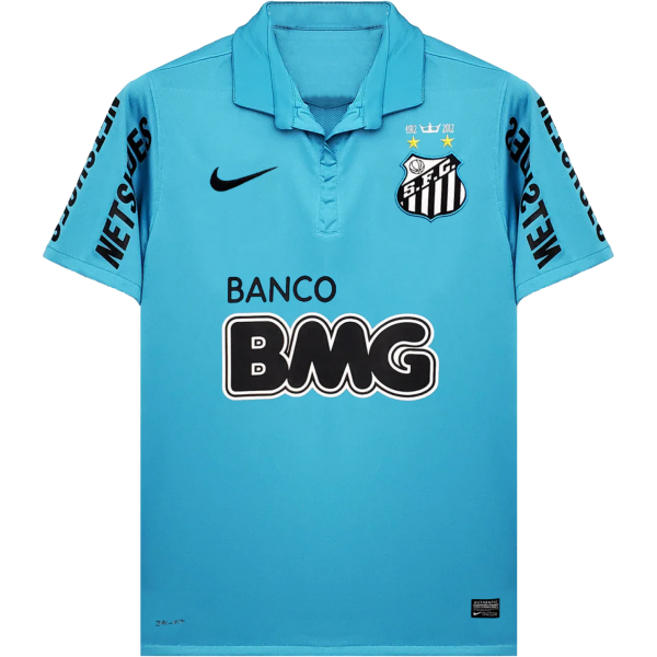 maillot santos bleu 2012 nike retro