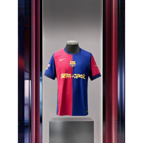 maillot fc barcelone x travis scott 2025 cactus jack