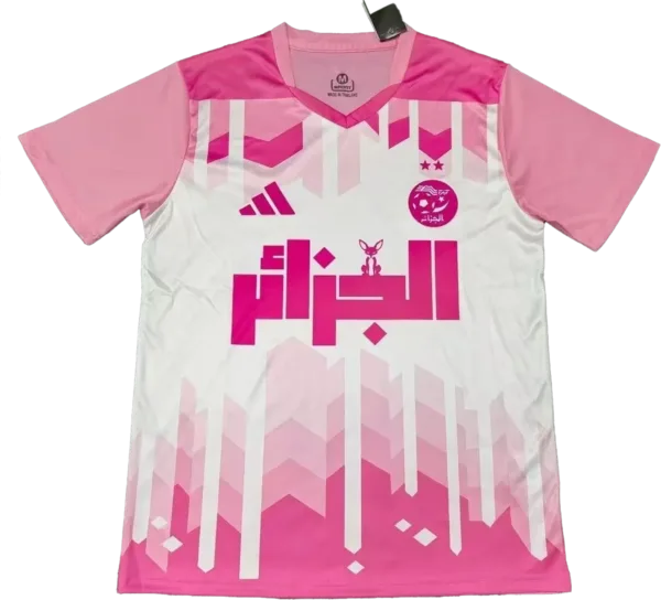 maillot algérie rose fennec 2025/26 adidas