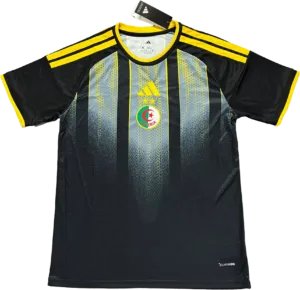 maillot algérie noir/jaune 2026 27 adidas